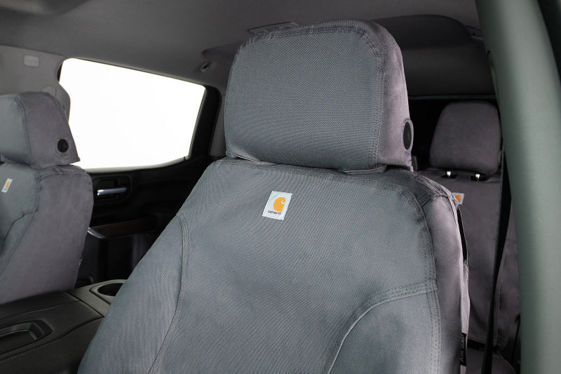 Covercraft 11-16 Ford F-250 Carhartt SeatSaver Custom Front Row Seat Covers - Gravel