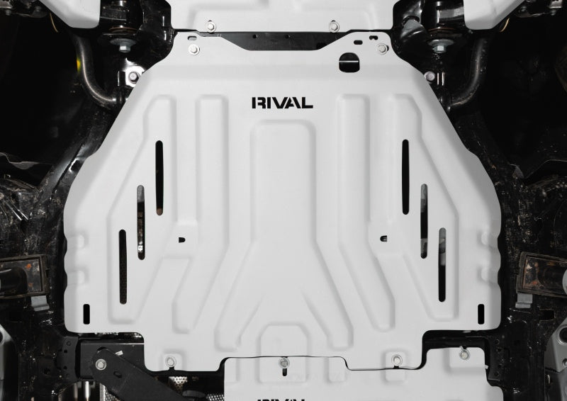 Rival 25-26 Toyota 4Runner 6th Gen Gas Engine Aluminum Transmission Catalytic Converter Skid Plate