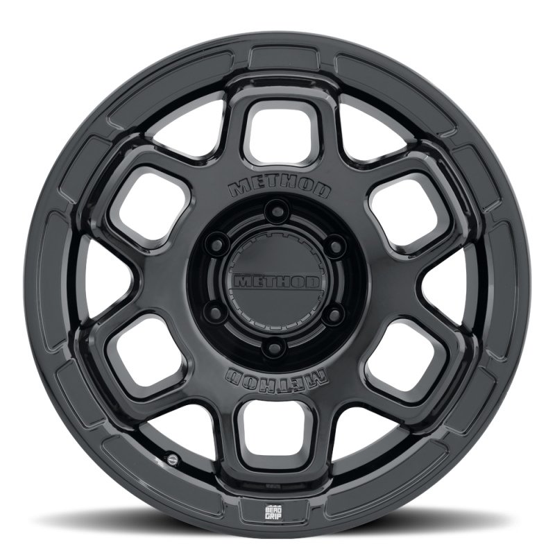 Method MR710-HD Bead Grip 17x8.5 / 6x5.5 / 0mm Offset / Gloss Black Wheel