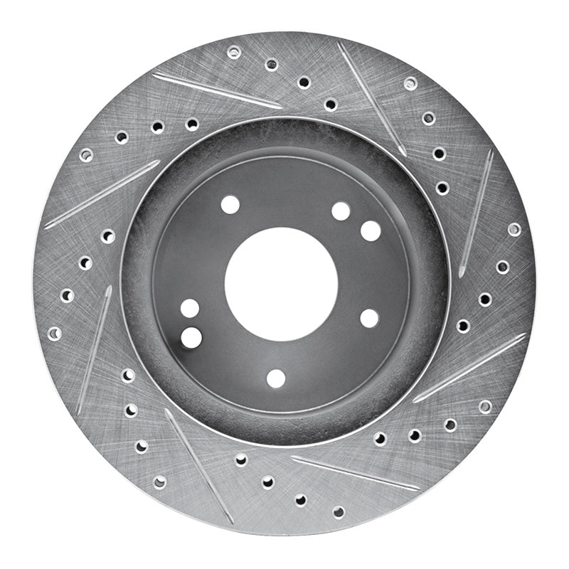 DFC 63-82 Chevrolet Corvette Front Left/Rear Left Drilled & Slotted Silver Brake Rotor