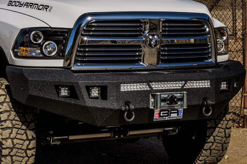 Body Armor 4x4 13-18 Dodge Ram 2500/3500 Eco Series Front Winch Bumper
