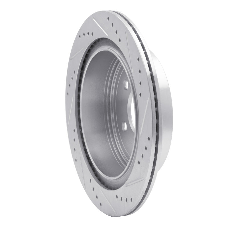 DFC 03-24 Infiniti M35H Rear Left Drilled & Slotted Silver Brake Rotor