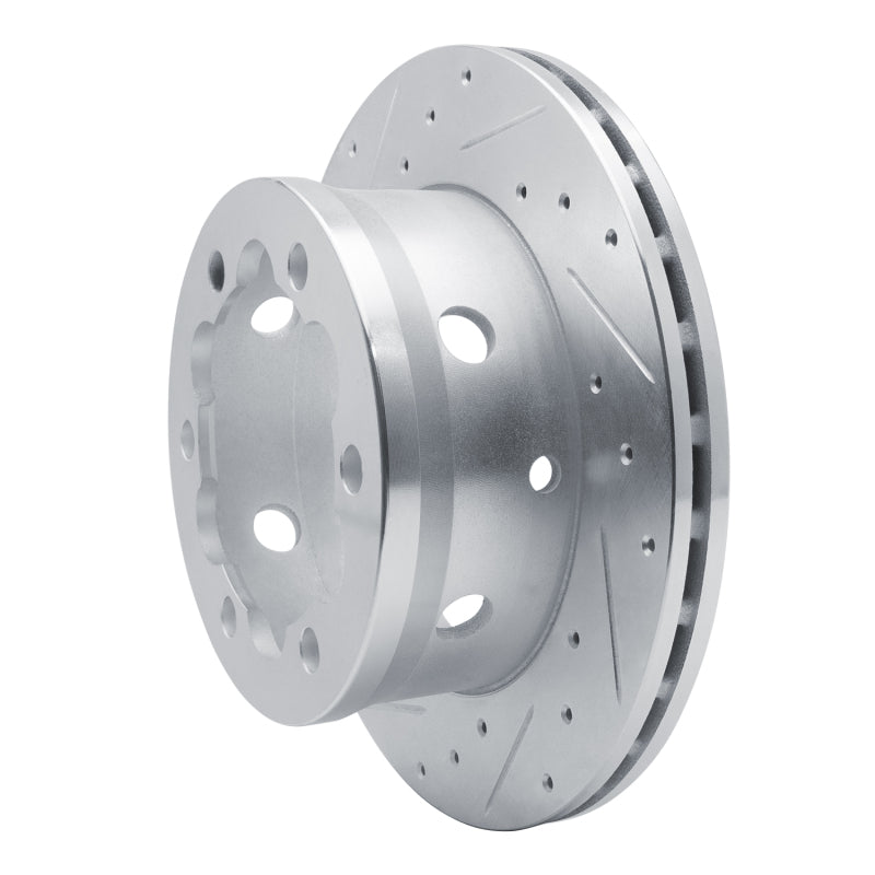R1 02-06 Dodge Sprinter 3500 Rear Left Drilled & Slotted Silver Brake Rotor