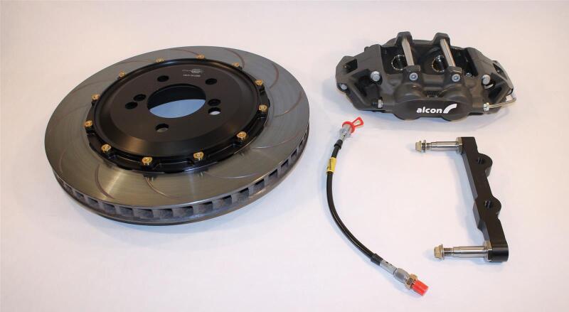 Alcon BMW F8X 4 Piston 355x28mm Rear Race Kit - Anodized