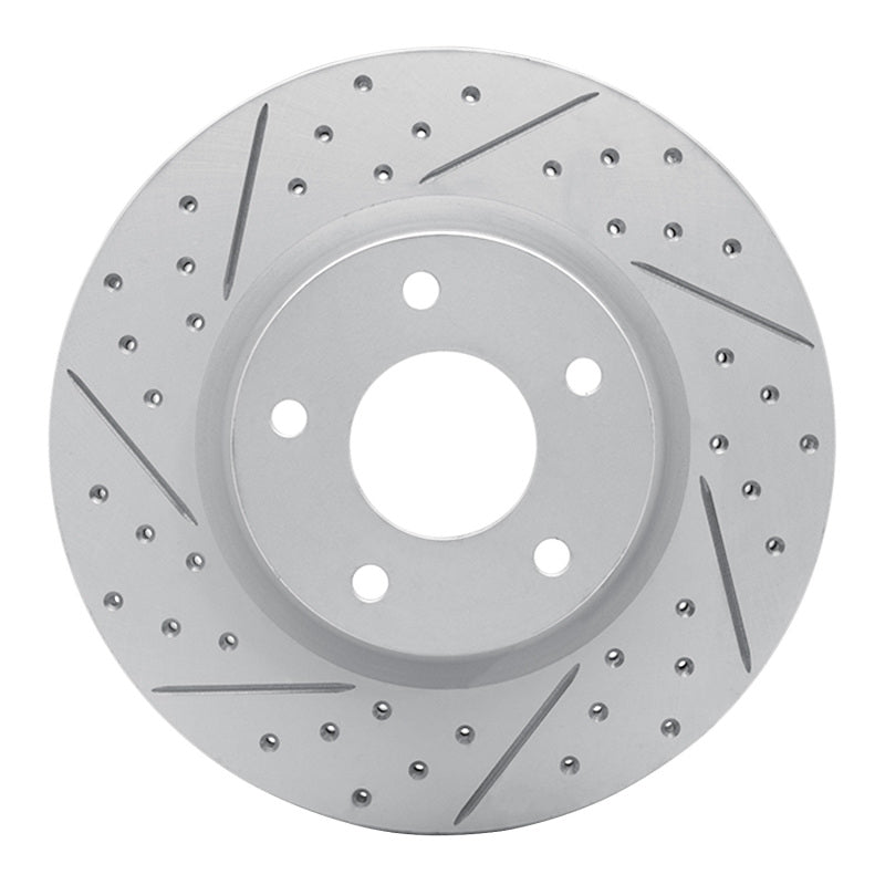 R1 13-25 Nissan Altima Front Left Drilled & Slotted Geo-Carbon Rotor
