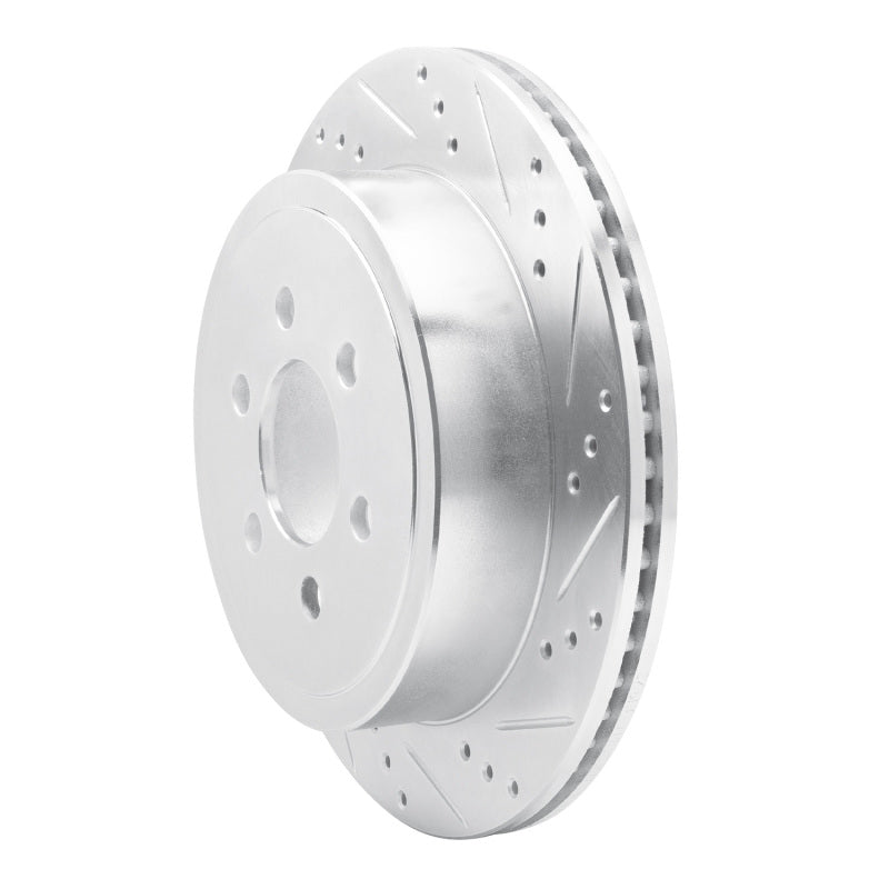 DFC 03-03 Dodge Durango Rear Right Drilled & Slotted Silver Brake Rotor