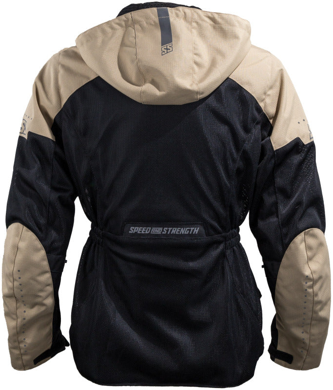 Speed and Strength Starstruck Mesh Jacket Trench Tan/Black Womens - XS