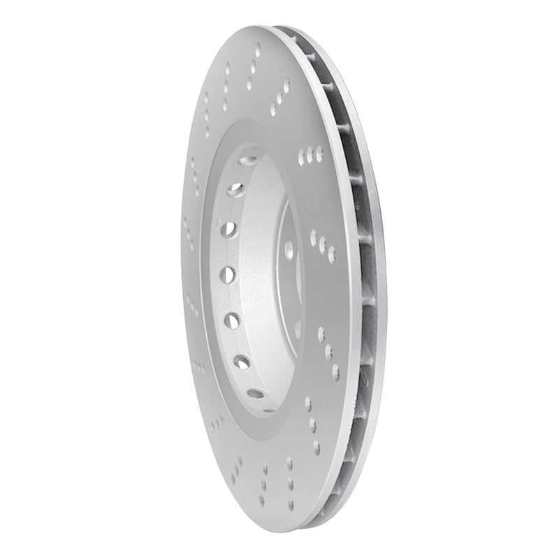 R1 2020-2025 BMW X4 Right Rear GeoSPEC Coated Rotor - Drilled