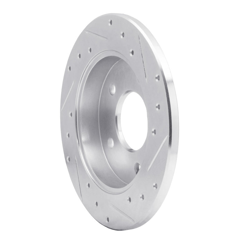DFC 86-92 Buick Reatta Rear Left Drilled & Slotted Silver Brake Rotor