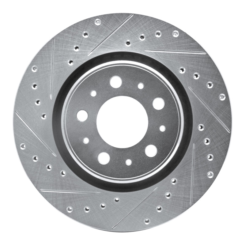 DFC 98-04 Volvo C70/S70/V70 Front Left Drilled & Slotted Silver Brake Rotor