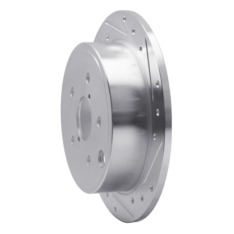 DFC 15-21 Subaru WRX Rear Right Drilled & Slotted Silver Brake Rotor