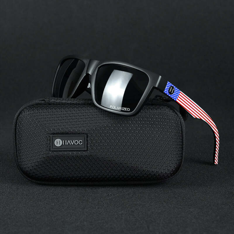 Havoc Racing Atlas Polarized Sunglasses Black Flag