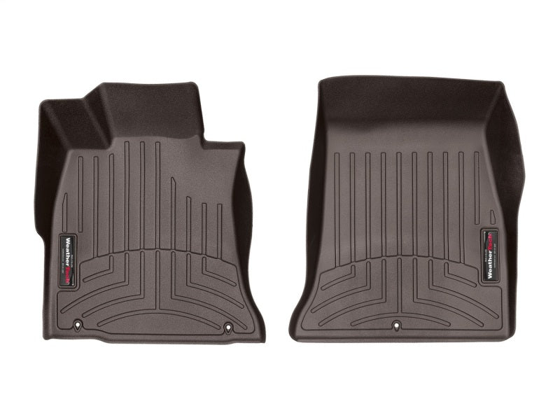 WeatherTech 2019 + Genesis G70 Front FloorLiner - Cocoa (Rear Wheel Drive)