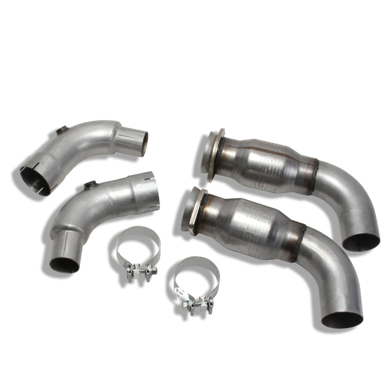 BBK 16-20 Ford Mustang GT350 3in High Flow Catted Pipe Kit (For 1856/18560/18565)