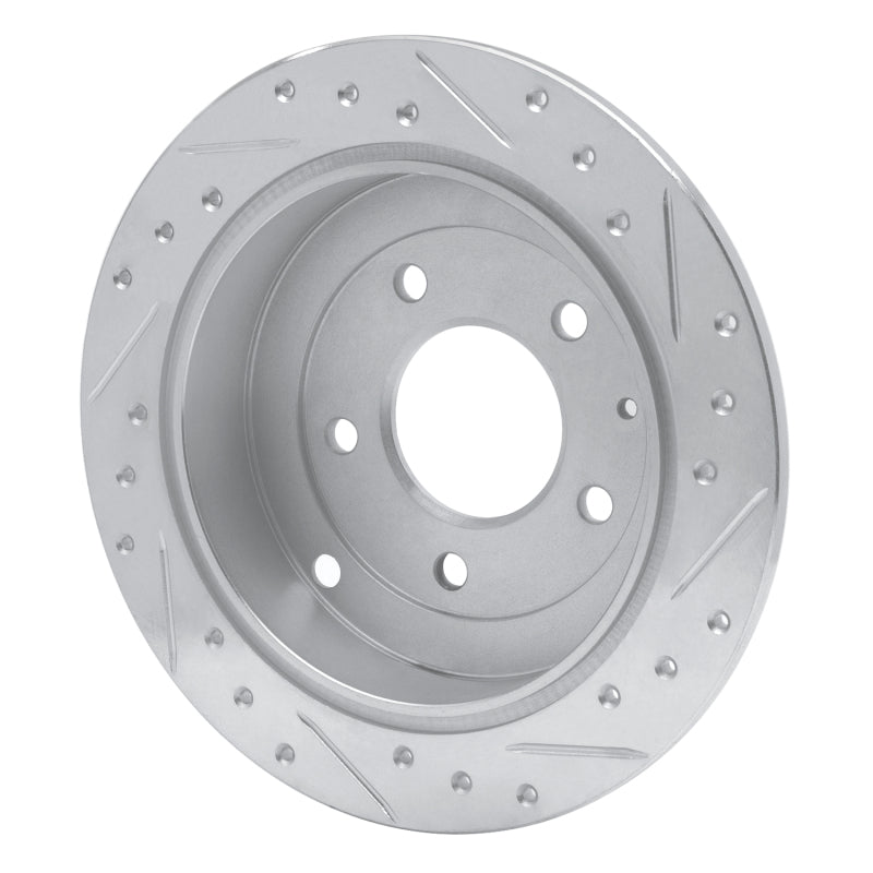 DFC 95-02 Mazda Millenia Rear Left Drilled & Slotted Silver Brake Rotor
