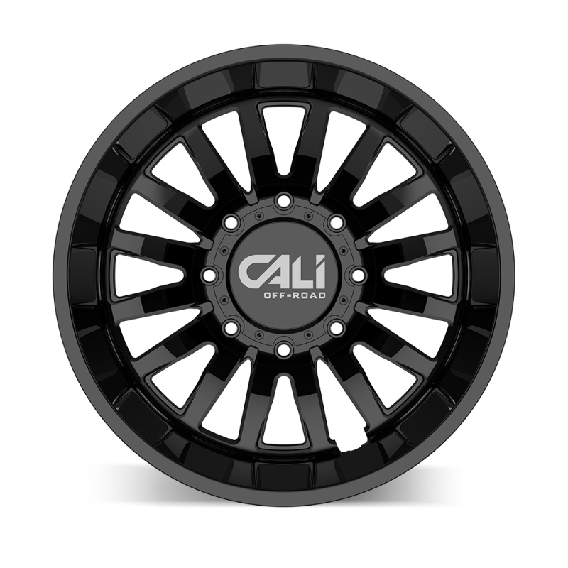 Cali Off-Road 9110D Summit Dually 20x8.25 / 8x200 BP / -192mm Offset / 142mm Hub Gloss Black Wheel