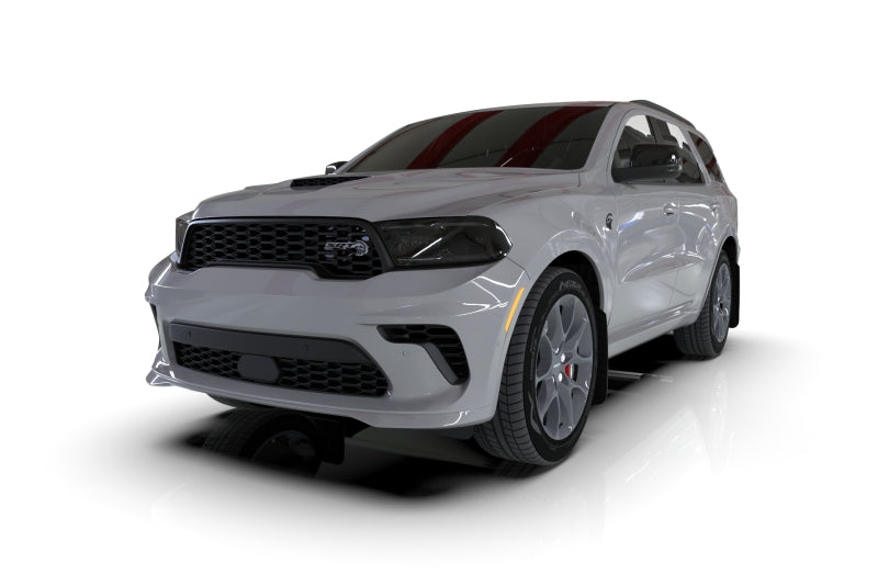 Rally Armor 16-26 Dodge Durango GT/Hellcat/RT/SRT 392/SXT Black UR Mud Flap White Logo