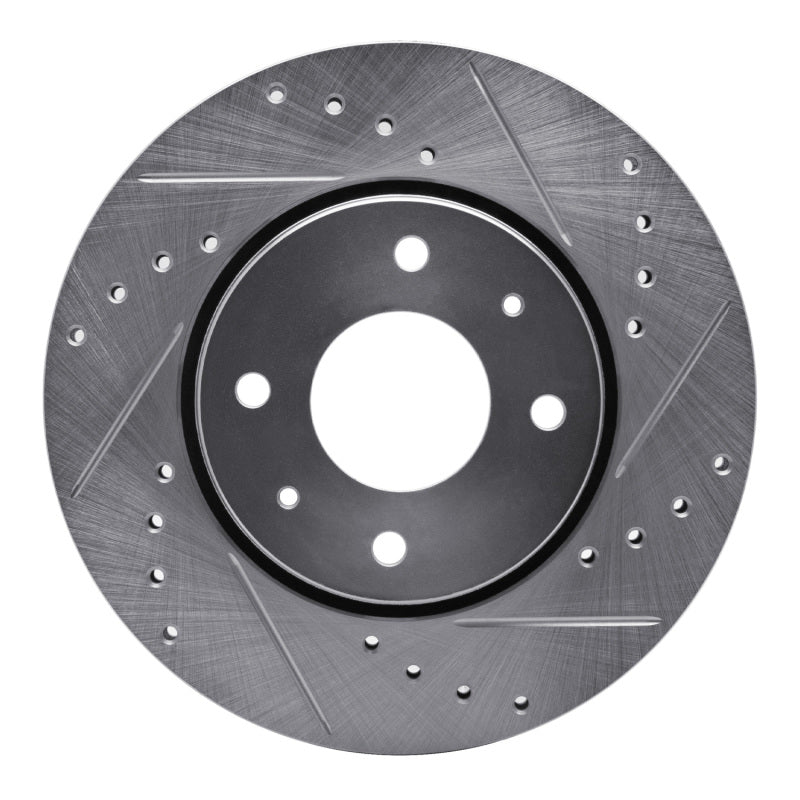 DFC 00-04 Volvo V40/S40 Front Right Drilled & Slotted Silver Brake Rotor