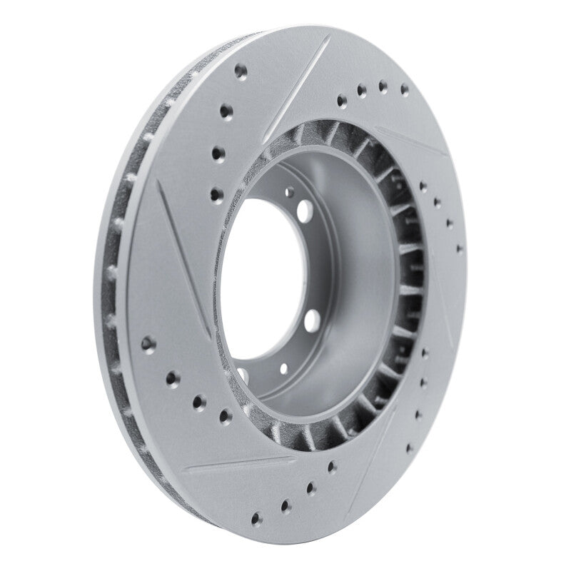 DFC 87-95 Porsche 944 (Excl Turbo) Front Right Drilled & Slotted Silver Brake Rotor