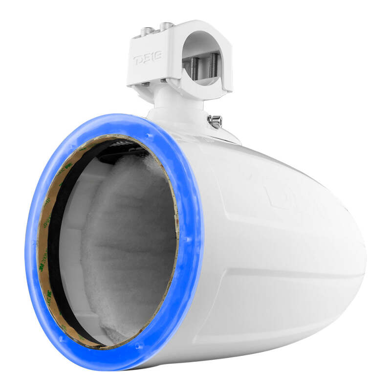 DS18 Marine And Psports Towers Speakers Not Included 8in RGB LED Lights White