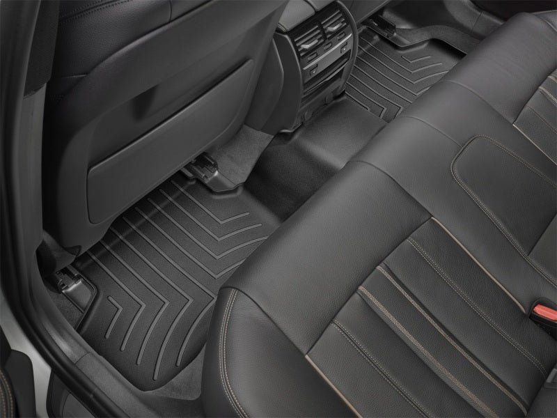 WeatherTech 17+ BMW 5-Series Rear FloorLiner - Black (X-Drive Only)