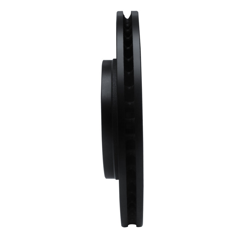 R1 18-22 Toyota C-HR Front Right Drilled & Slotted Black Brake Rotor
