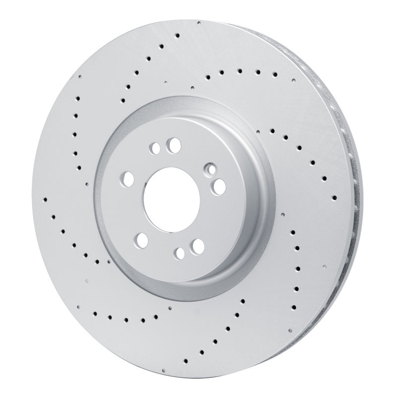 R1 20-26 Mercedes-Benz GLS580 Front Drilled GeoSPEC Coated Rotor