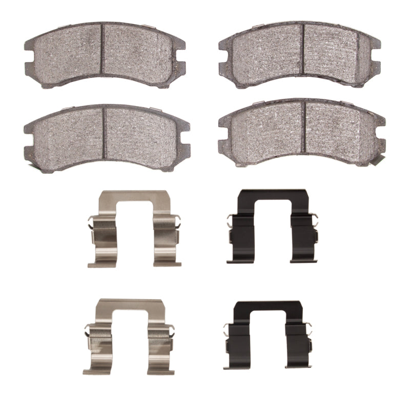 R1 1986-1990 Nissan Sentra Front R1 Semi Met Pads & Hardware Kit