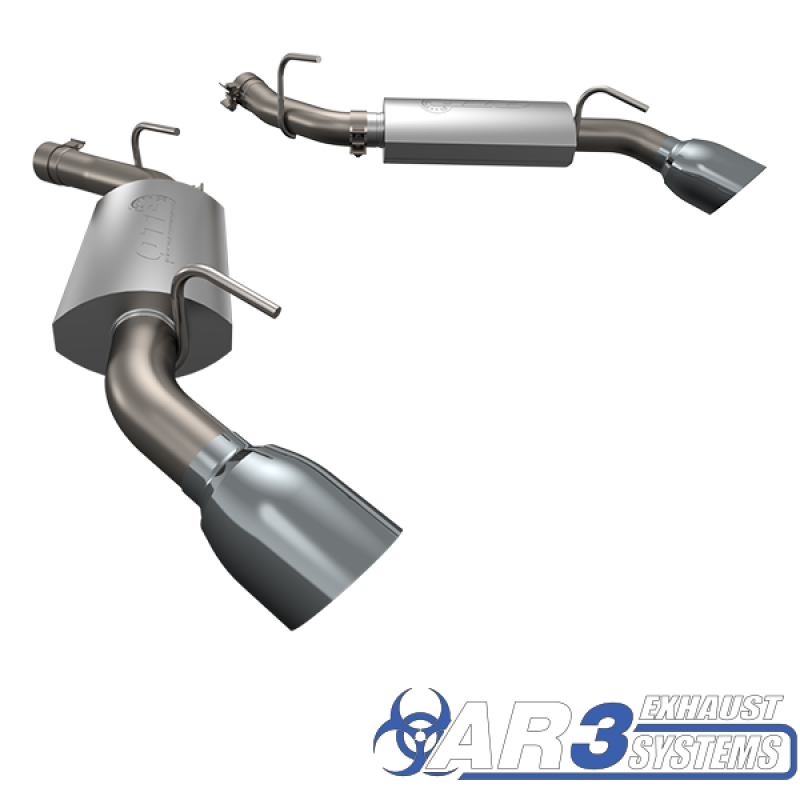 2010-2013 Chevrolet Camaro SS QTP AR3 Axle Back