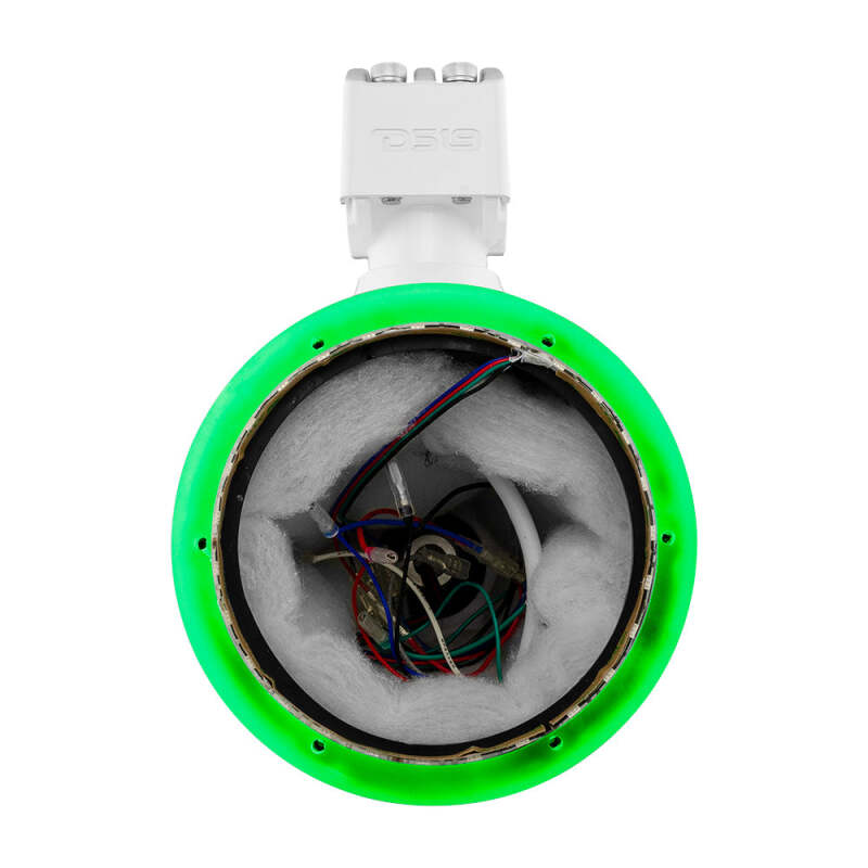 DS18 Marine And Psports Towers Speakers Not Included 6.5in RGB LED Lights White