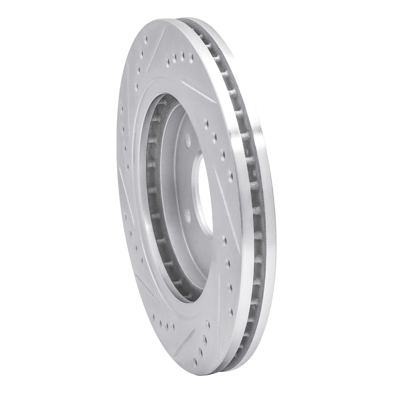DFC 94-01 Buick Regal Front Right Drilled & Slotted Silver Brake Rotor