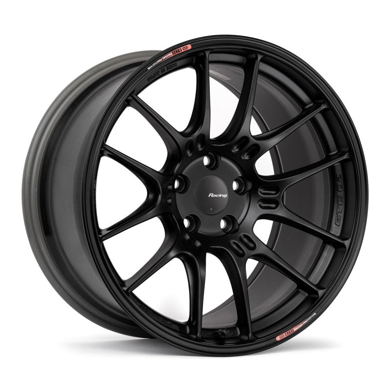 Enkei GTC02 18x8.5 5x120 35mm Offset 72.5mm Bore Matte Black Wheel (No Cancel / No Return)