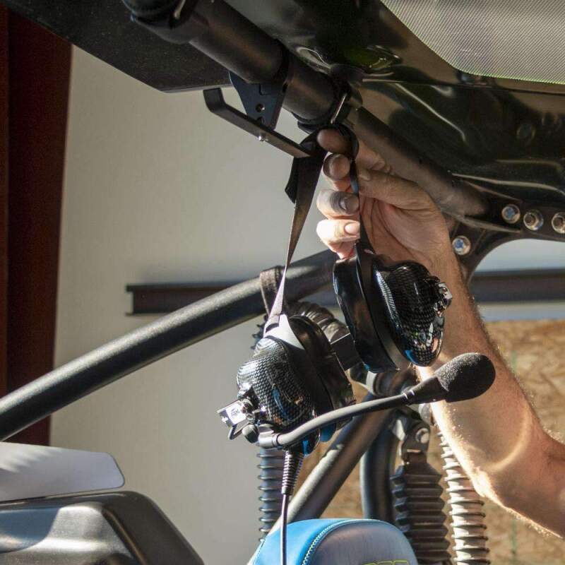 Rugged Radios Dual Headset Hanger with Bar Mount Hanger Only (No Bar Mount)