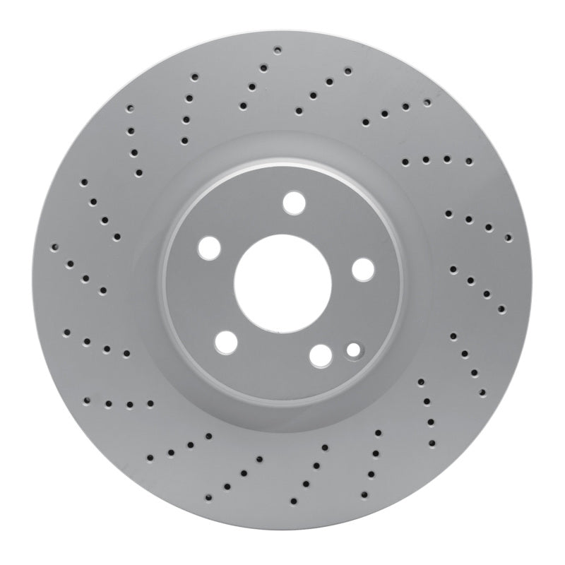 R1 03-16 Mercedes-Benz SL65 AMG Front Drilled GeoSPEC Coated Rotor