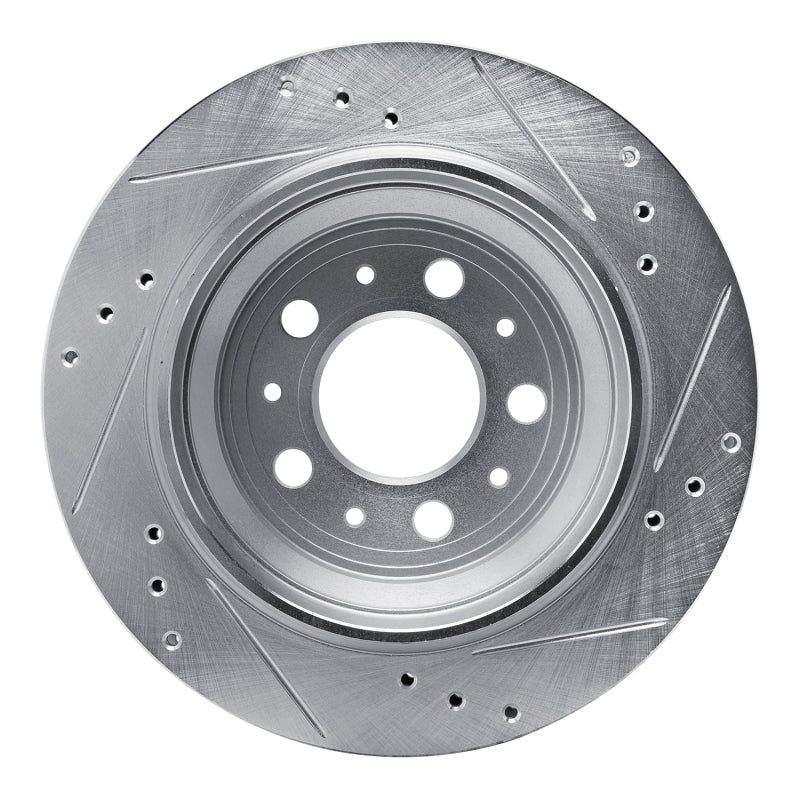 DFC 00-00 Volvo V70 Rear Left Drilled & Slotted Silver Brake Rotor