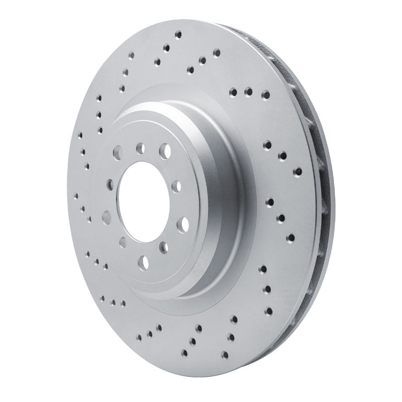 DFC 08-13 BMW 1 Series M Left Front Drilled GeoSPEC Coated Rotor