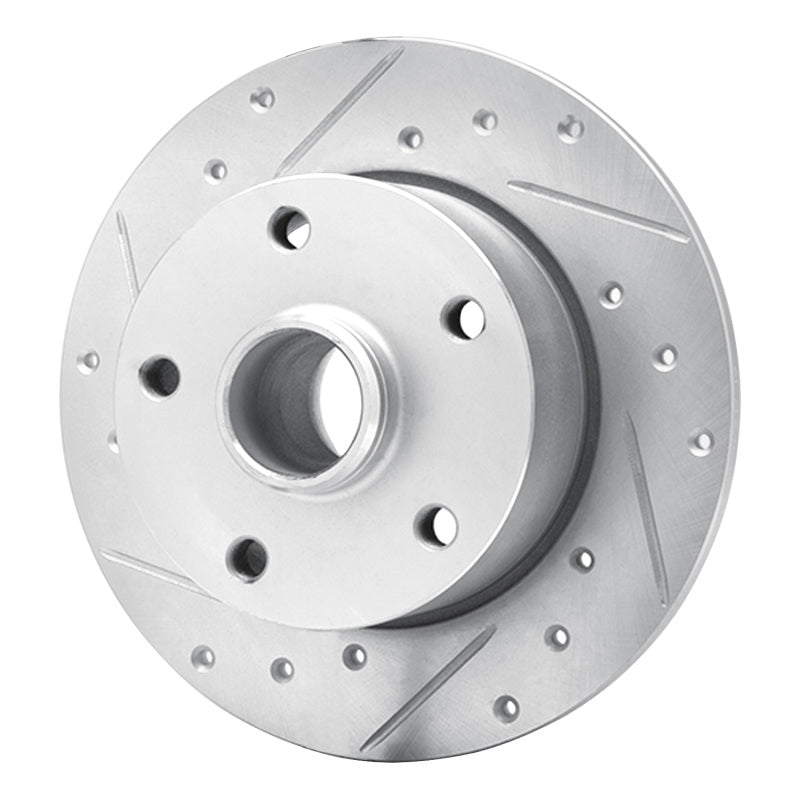 DFC 96-08 Audi A4 (Mexico) Rear Left Drilled & Slotted Silver Brake Rotor