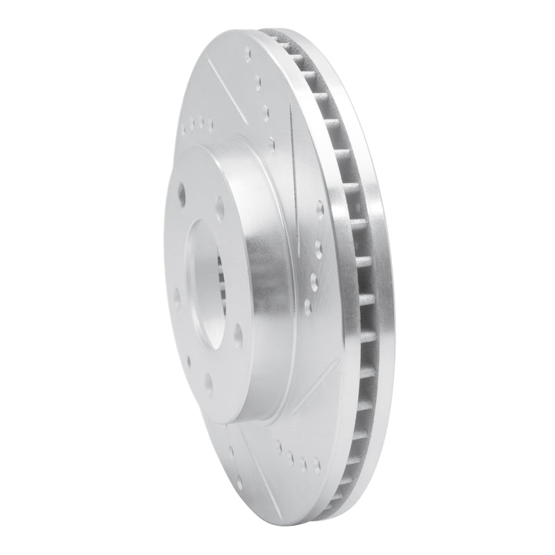 DFC 95-06 Mazda Millenia Front Right Drilled & Slotted Silver Brake Rotor