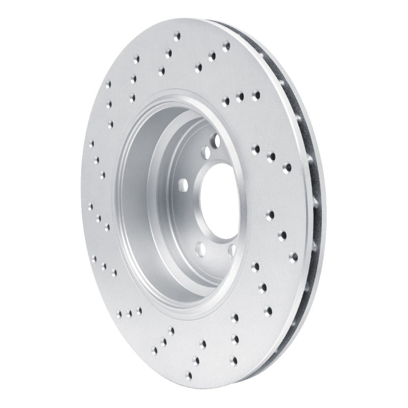 DFC 08-11 BMW 1 Series M Rear Right Drilled Hi-Carbon Alloy Geomet Coated Rotor
