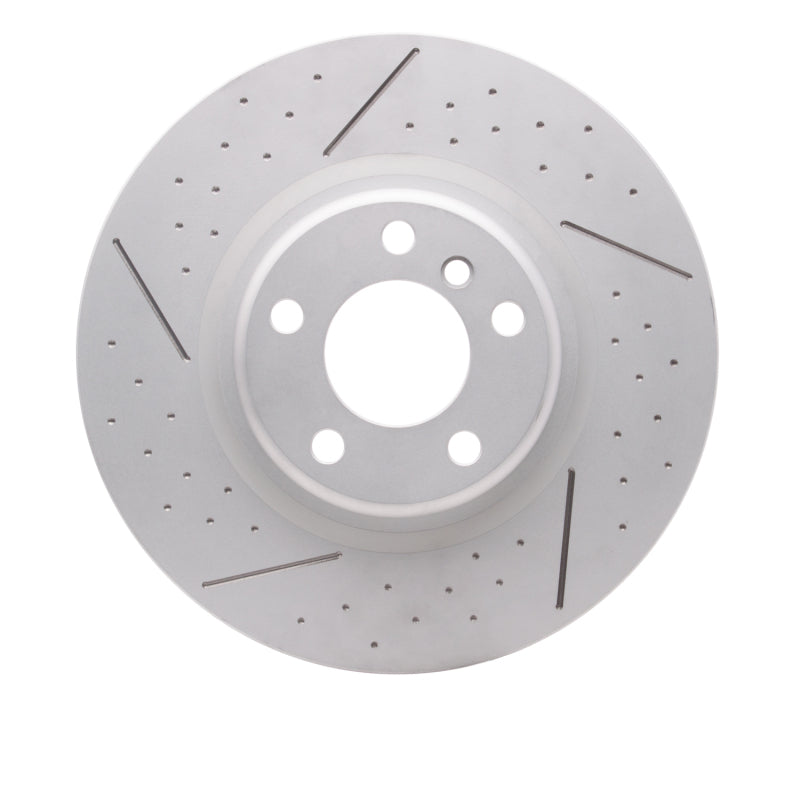 R1 12-20 BMW 118i (Mexico) Rear Carbon Alloy GeoMET Dimpled & Slotted Rotor