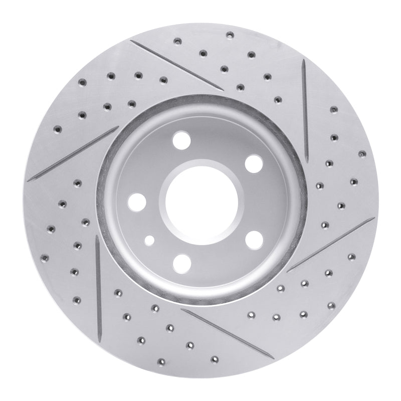 R1 10-25 Buick Regal Front Left Drilled & Slotted Geo-Carbon Rotor