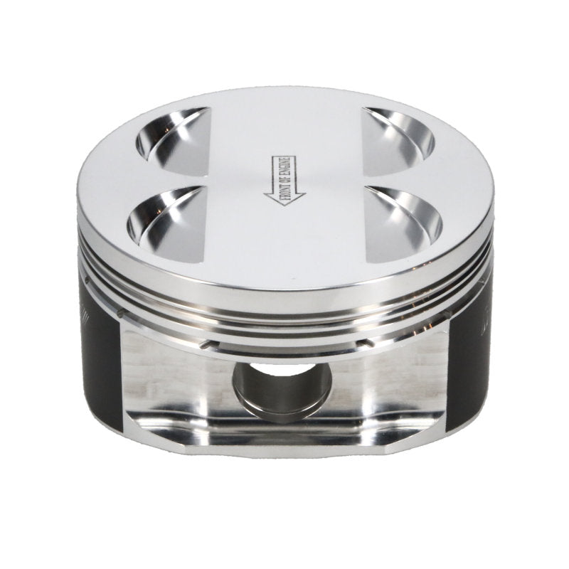 Manley Nissan GT-R 3.8L VR38DETT 99mm Bore 9.8:1 CR -2cc Dish Extreme Duty Piston Set w/ Rings