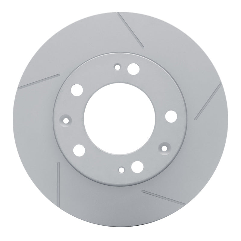R1 82-85 Porsche 928 Right Front Slotted Carbon Alloy GeoMET Rotor