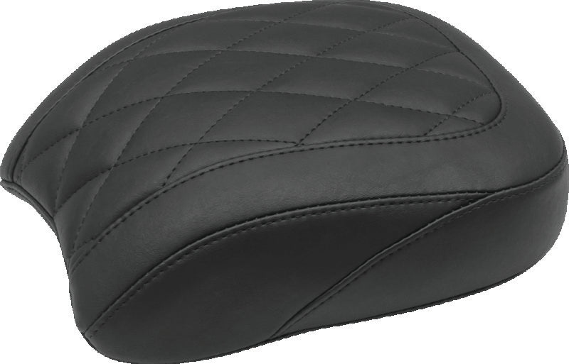 Mustang 18-21 Harley Low Rider, Sport Glide Wide Tripper Passenger Seat Diamond Stitch - Black