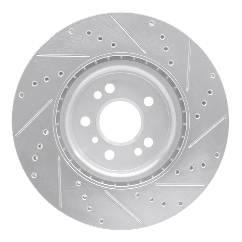 DFC 12-18 Mercedes-Benz ML250 Front Left Drilled & Slotted Silver Brake Rotor