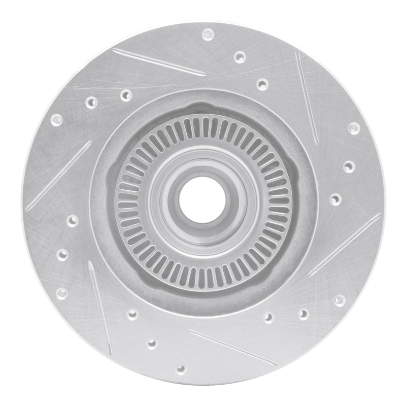 R1 95-97 Ford Ranger (USA/Canada) Front Left Drilled & Slotted Silver Brake Rotor