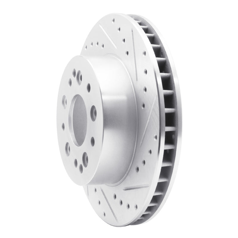 DFC 63-82 Chevrolet Camaro Rear Right/Front Right Drilled & Slotted Silver Brake Rotor