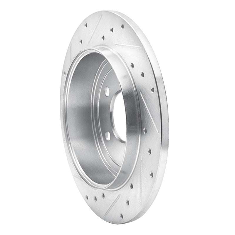 DFC 05-08 Ford Escape Rear Right Drilled & Slotted Silver Brake Rotor