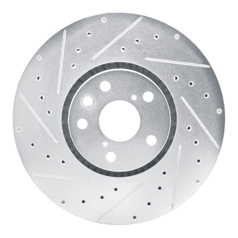 DFC 19-25 BMW 228I xDrive Gran Coupe Left Front Drilled & Slotted Silver Brake Rotor