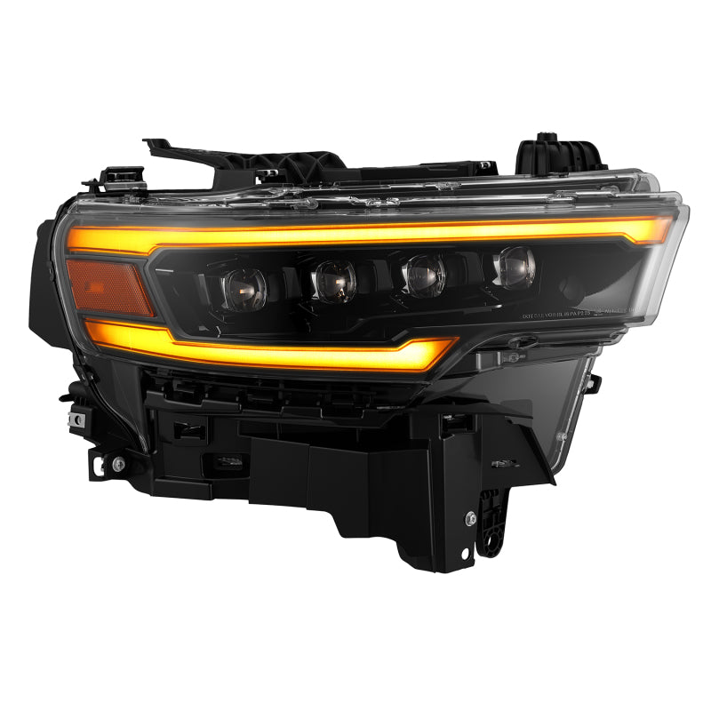 AlphaRex 25-26 Dodge Ram 1500 NOVA LED Proj Headlights- Alpha-Black w/Activ Lit/Seq Signal/Switchbk